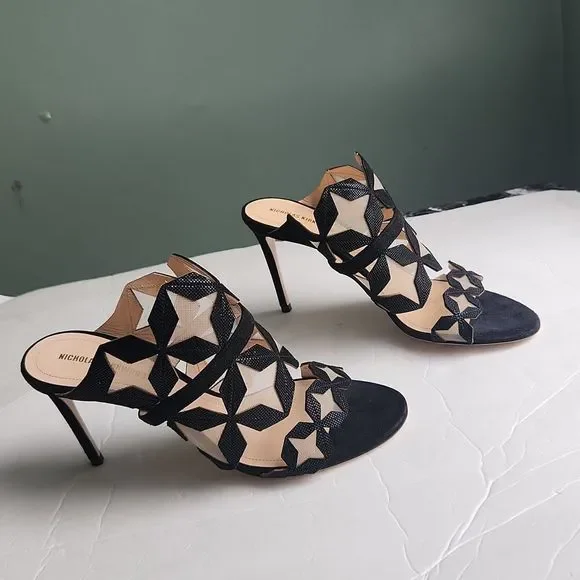 Nicholas Kirkwood heels black sandals - Picture 2 of 14